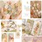 300 Pieces Mini Flowers Collage Paper Pack, Scrapbooking Supplies